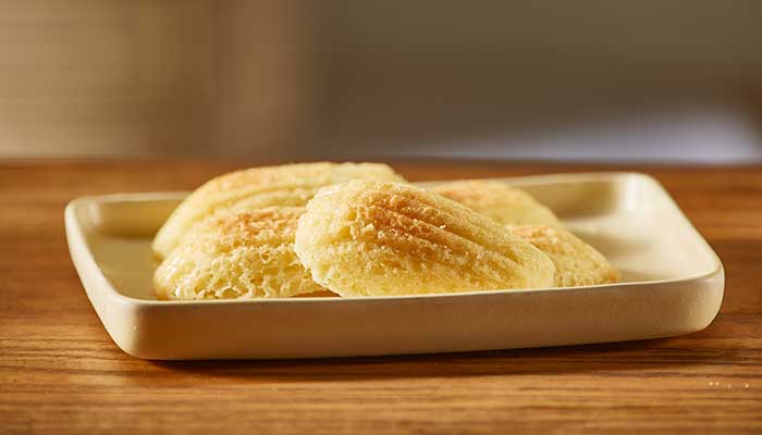 Caramel Hazelnut Madeleines
